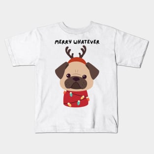 Merry Whatever - ugly christmas sweater Kids T-Shirt